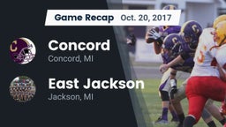 Recap: Concord  vs. East Jackson  2017