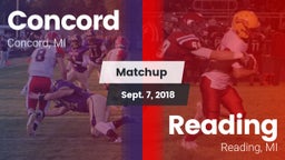 Matchup: Concord  vs. Reading  2018