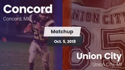 Matchup: Concord  vs. Union City  2018