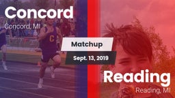 Matchup: Concord  vs. Reading  2019