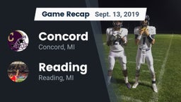 Recap: Concord  vs. Reading  2019