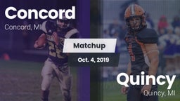 Matchup: Concord  vs. Quincy  2019