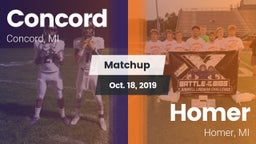 Matchup: Concord  vs. Homer  2019