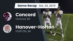 Recap: Concord  vs. Hanover-Horton  2019