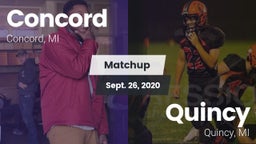 Matchup: Concord  vs. Quincy  2020