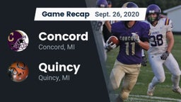 Recap: Concord  vs. Quincy  2020