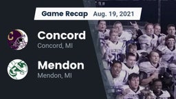 Recap: Concord  vs. Mendon  2021