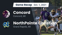 Recap: Concord  vs. NorthPointe Christian  2021