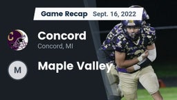 Recap: Concord  vs. Maple Valley 2022