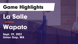 La Salle  vs Wapato  Game Highlights - Sept. 29, 2022