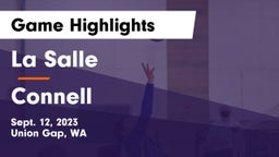 La Salle  vs Connell  Game Highlights - Sept. 12, 2023