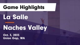 La Salle  vs Naches Valley  Game Highlights - Oct. 3, 2023