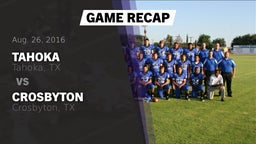 Recap: Tahoka  vs. Crosbyton  2016