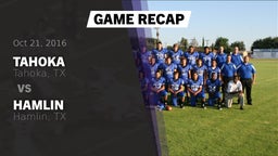 Recap: Tahoka  vs. Hamlin  2016