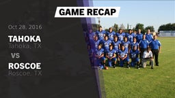 Recap: Tahoka  vs. Roscoe  2016