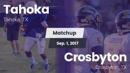Matchup: Tahoka  vs. Crosbyton  2017