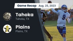 Recap: Tahoka  vs. Plains  2023
