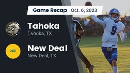 Recap: Tahoka  vs. New Deal  2023