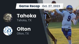 Recap: Tahoka  vs. Olton  2023