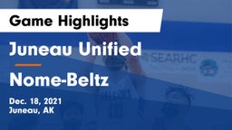 Juneau Unified vs Nome-Beltz  Game Highlights - Dec. 18, 2021