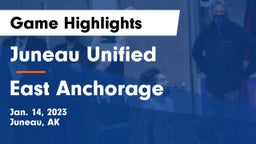 Juneau Unified vs East Anchorage  Game Highlights - Jan. 14, 2023