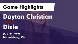 Dayton Christian  vs Dixie  Game Highlights - Oct. 21, 2020