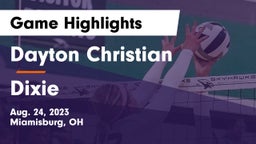 Dayton Christian  vs Dixie  Game Highlights - Aug. 24, 2023