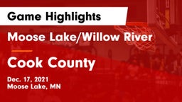Moose Lake/Willow River  vs Cook County  Game Highlights - Dec. 17, 2021
