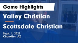 Valley Christian  vs Scottsdale Christian Game Highlights - Sept. 1, 2022