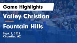 Valley Christian  vs Fountain Hills  Game Highlights - Sept. 8, 2022