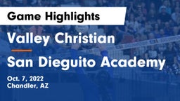 Valley Christian  vs San Dieguito Academy Game Highlights - Oct. 7, 2022