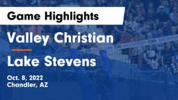Valley Christian  vs Lake Stevens  Game Highlights - Oct. 8, 2022