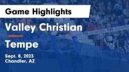 Valley Christian  vs Tempe  Game Highlights - Sept. 8, 2023