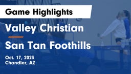 Valley Christian  vs San Tan Foothills  Game Highlights - Oct. 17, 2023