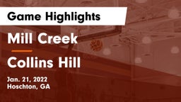 Mill Creek  vs Collins Hill  Game Highlights - Jan. 21, 2022