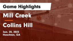 Mill Creek  vs Collins Hill  Game Highlights - Jan. 20, 2023