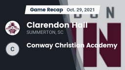 Recap: Clarendon Hall vs. Conway Christian Academy 2021