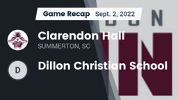 Recap: Clarendon Hall vs. Dillon Christian School 2022