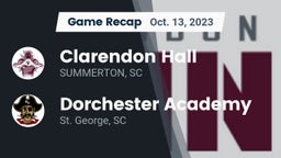 Recap: Clarendon Hall vs. Dorchester Academy  2023