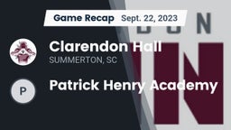 Recap: Clarendon Hall vs. Patrick Henry Academy 2023