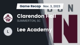 Recap: Clarendon Hall vs. Lee Academy 2023
