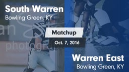 Matchup: South Warren vs. Warren East  2016
