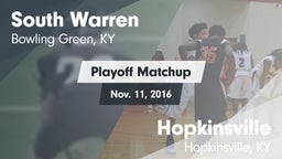 Matchup: South Warren vs. Hopkinsville  2016