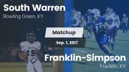 Matchup: South Warren vs. Franklin-Simpson  2017