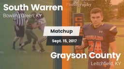 Matchup: South Warren vs. Grayson County  2017