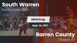 Matchup: South Warren vs. Barren County  2017