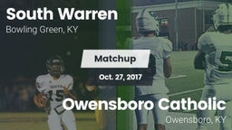 Matchup: South Warren vs. Owensboro Catholic  2017