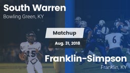 Matchup: South Warren vs. Franklin-Simpson  2018