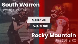 Matchup: South Warren vs. Rocky Mountain  2018