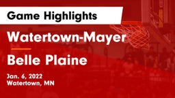 Watertown-Mayer  vs Belle Plaine  Game Highlights - Jan. 6, 2022